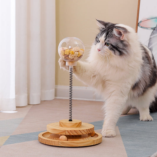 Cat Treat Dispenser Spring Toy – photo 1