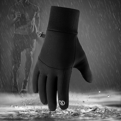 Gloves in the rain