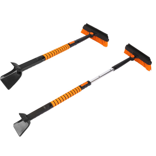 5-in-1 extendable snow brush and ice scraper kit