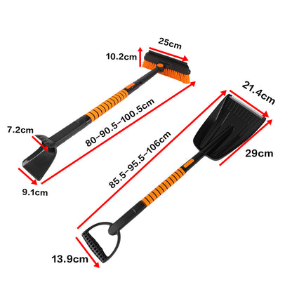 5-in-1 snow brush kit parts