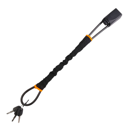 Steering wheel to seat belt lock with 3 keys