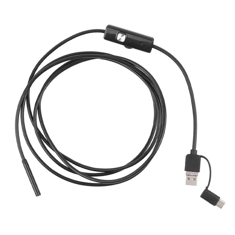 Endoscope cable coiled