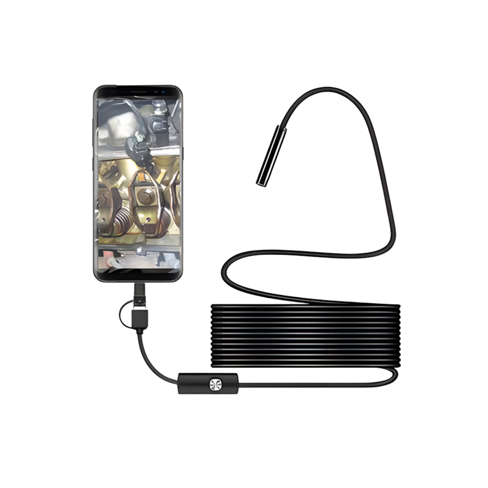 2m USB endoscope camera connected to an Android phone