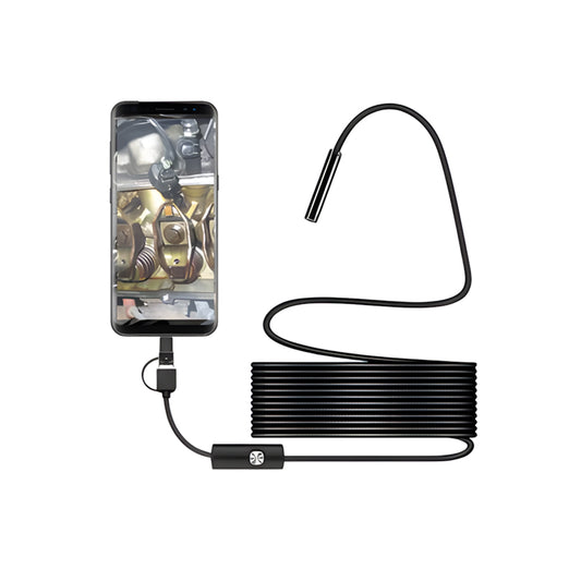 2m USB endoscope camera connected to an Android phone