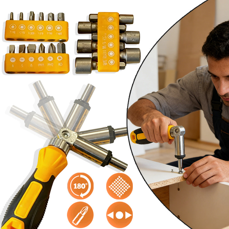 Ratchet tool in use