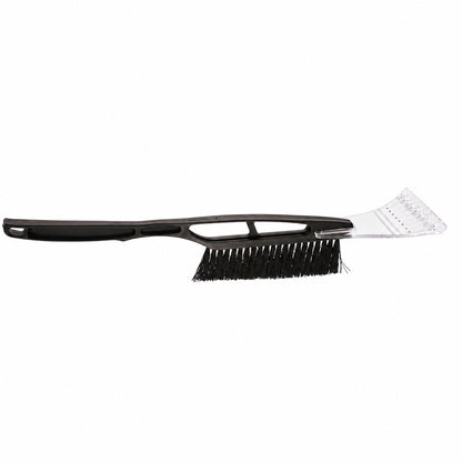 Snow brush with ice scraper blade