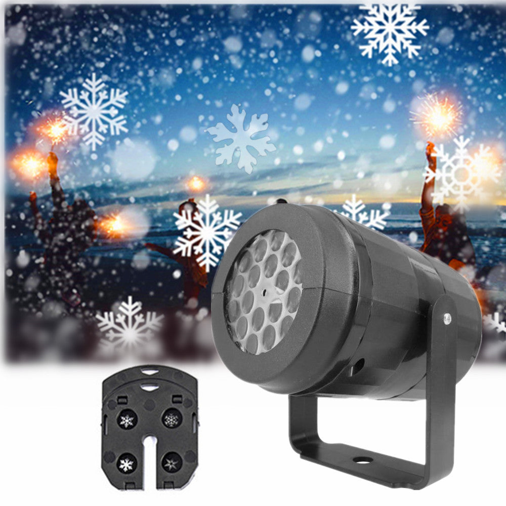 Rotating Snowflake Christmas Projector Light – UK Plug – photo 5