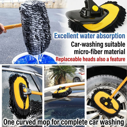 Telescopic Car Wash Brush with Long Handle – photo 2