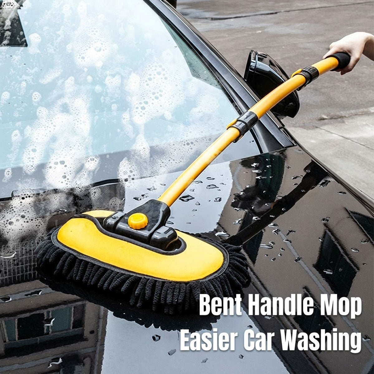 Telescopic Car Wash Brush with Long Handle – photo 3