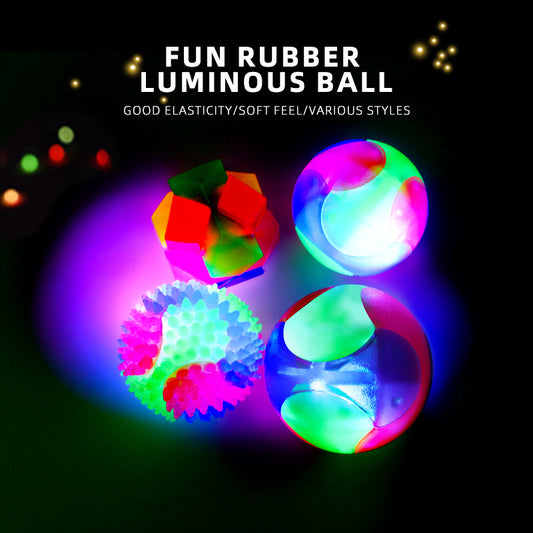 Glow-in-the-Dark Bouncy Dog Ball – photo 1