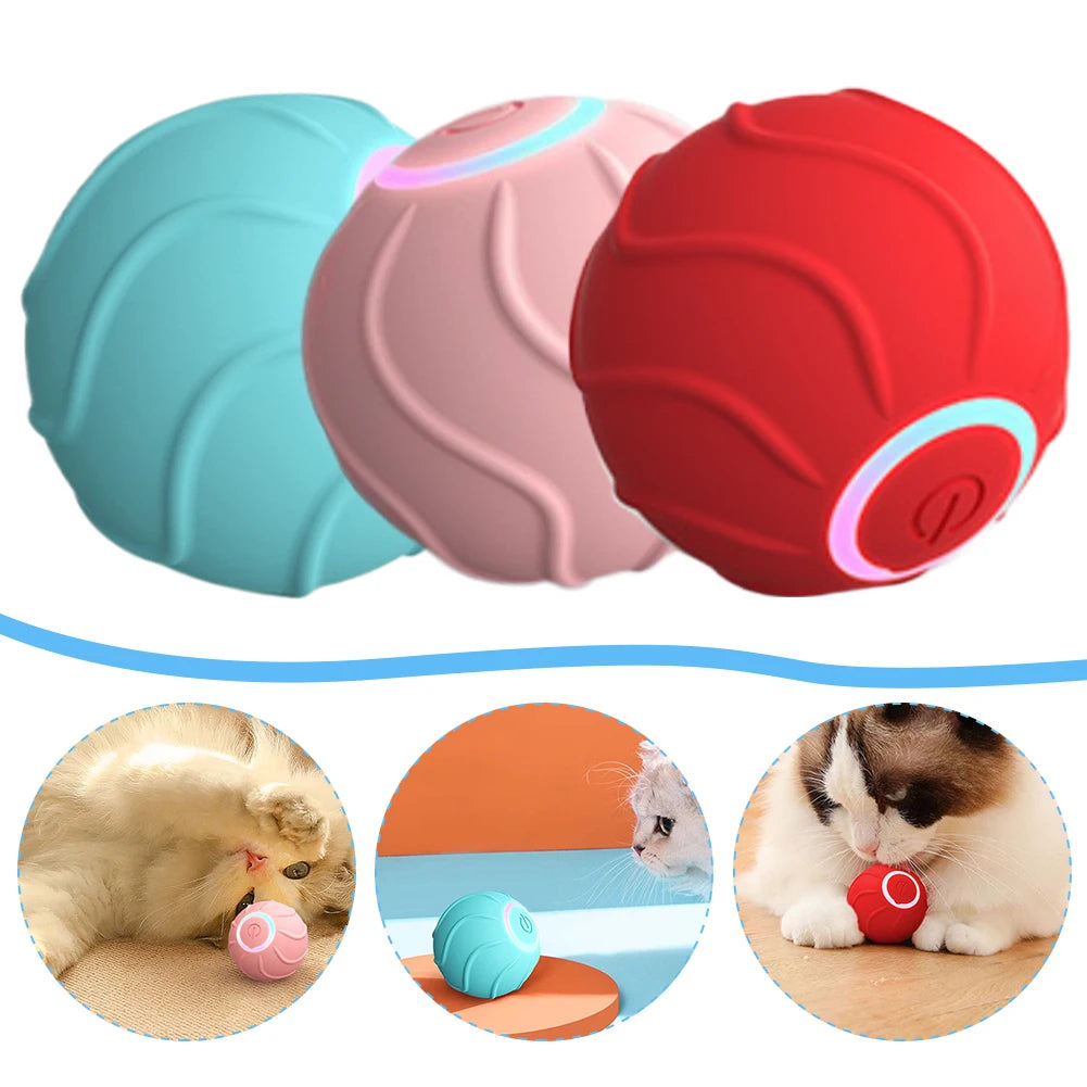 Automatic Bouncing Cat Toy Ball – photo 1