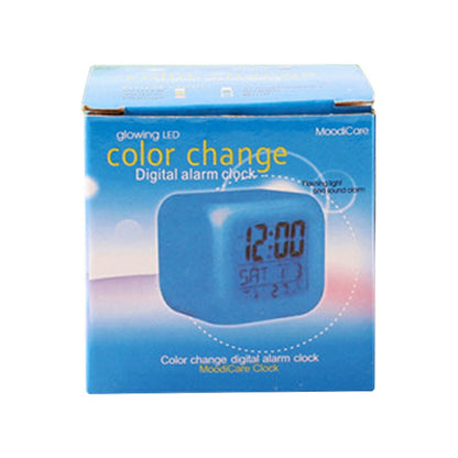 Cube alarm clock retail box