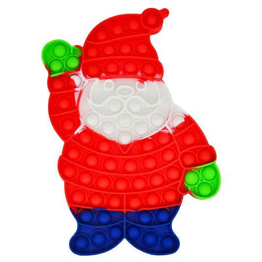 Red Santa push-pop fidget toy
