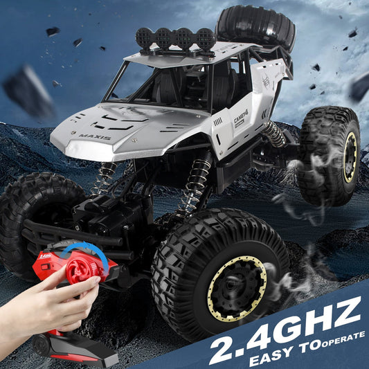 XL RC Monster Truck 4WD – 1:12 Scale with 2 Rechargeable Batteries