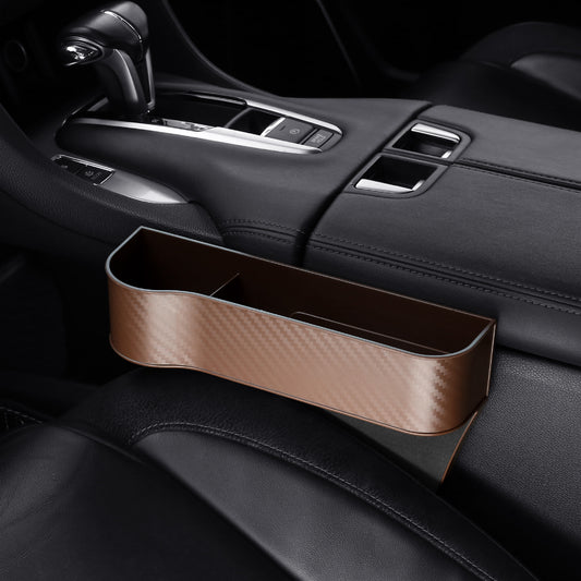 Leather-Look Car Seat Gap Storage Pocket – photo 1