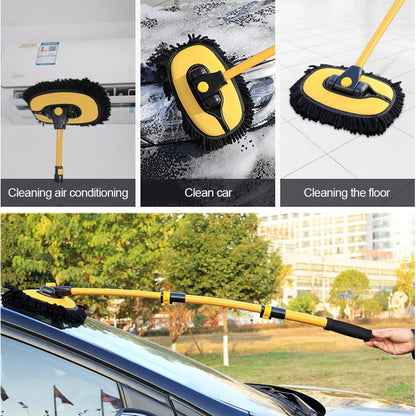 Telescopic Car Wash Brush with Long Handle – photo 1