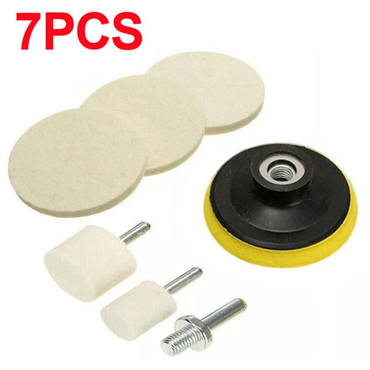 Glass Polishing Kit for Drills – 7 Pieces – photo 1