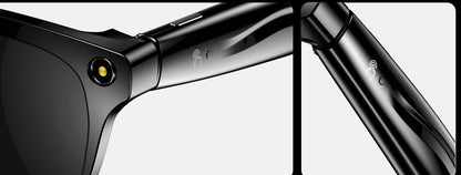 Close-up of the camera and touch-control area on the arm