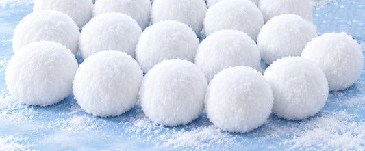 20 soft indoor snowballs